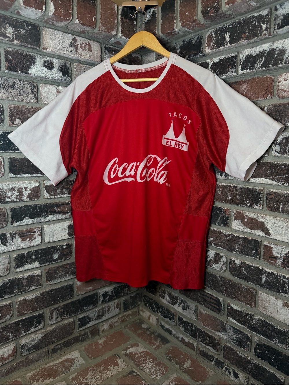 Vintage Coca-Cola x Tacos El Rey x Corona Sponsor #17 Soccer Jersey Shirt